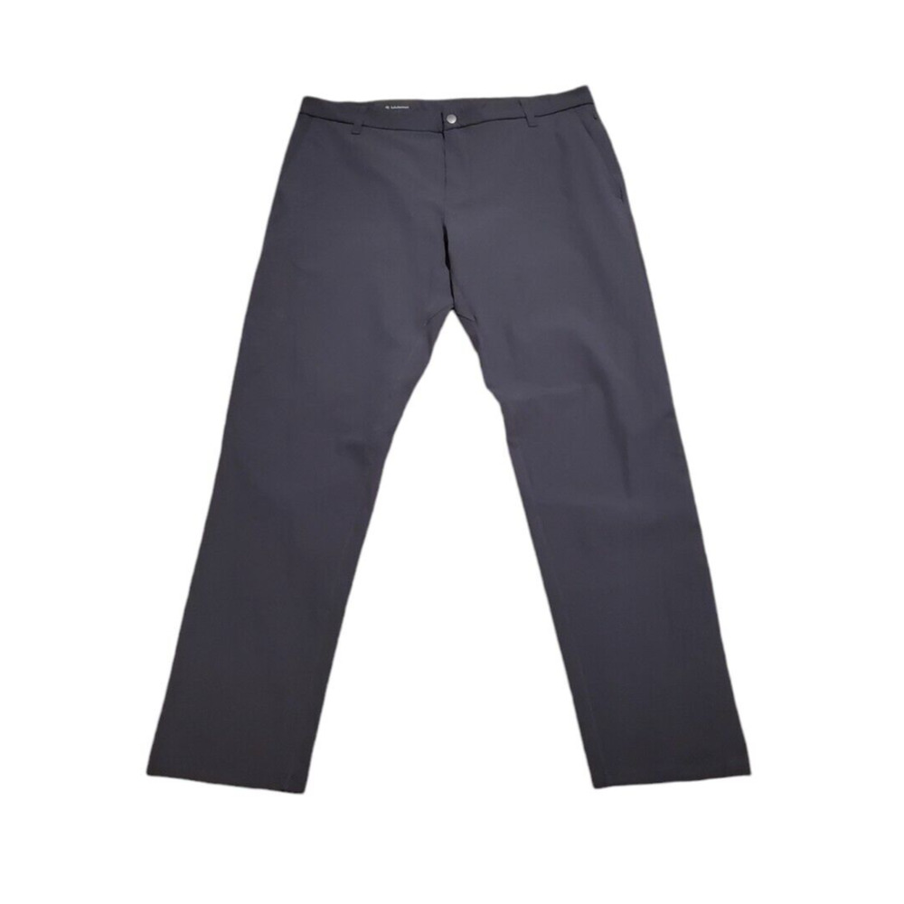 Lululemon Commission Classic Pants Slim Fit Embroidered Ole Miss Men Size 38x34